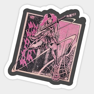 Spider-Grrrl Pink Isolated Sticker